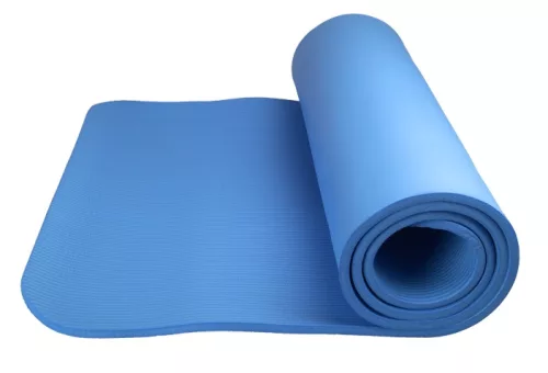 Power System Fitness Yoga Mat Plus - Fitnesz És Jógaszőnyeg Kék 180x60x1 cm