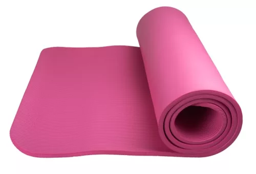 Power System Fitness Yoga Mat Plus - Fitnesz És Jógaszőnyeg Rózsaszín 180x60x1 cm
