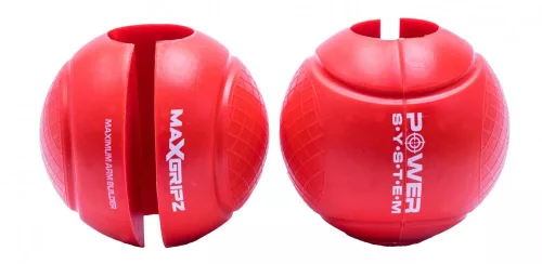 Power System Bar Globe Gripz-Red