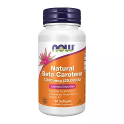   Now Foods Natural Beta Carotene 7500mcg (25.000 IU) 90 Softgels 90 Gélkapszula