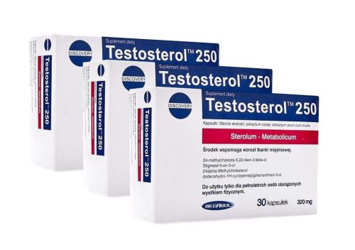 Megabol Testosterol 250 Növényi Szterolokat Tartalmazó Természetes Anabolizátor 3-as Csomag 3x30 Kapszula