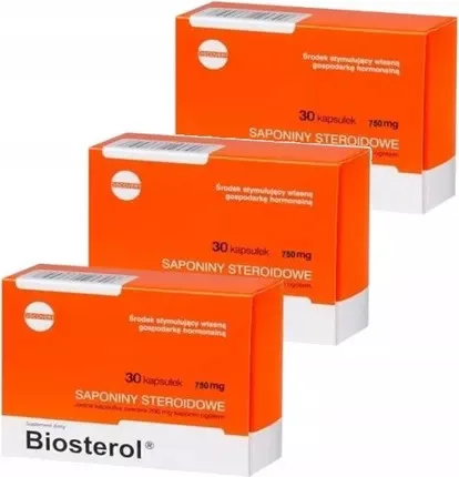 Megabol Biosterol Természetes Szteroid Helyettesítő 200 mg Saponin Tartalommal 3-as Csomag 3x30 Kapszula