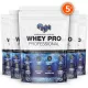 Mhn Sport Supplements Whey Pro Professional - 5-ós Csomag 5x1000 g