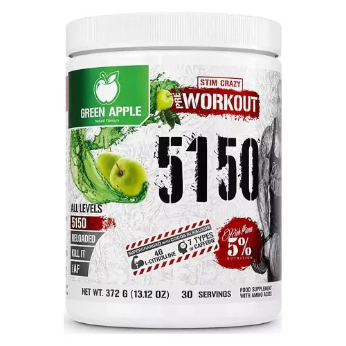 5% Nutrition 5150 High Stimulant Pre-workout: Legendary Series - Edzés Előtti Pörgető 399 g