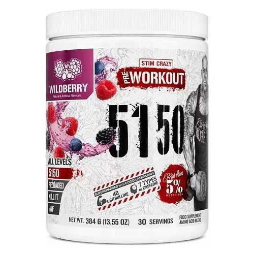 5% Nutrition 5150 High Stimulant Pre-workout: Legendary Series - Edzés Előtti Pörgető 399 g
