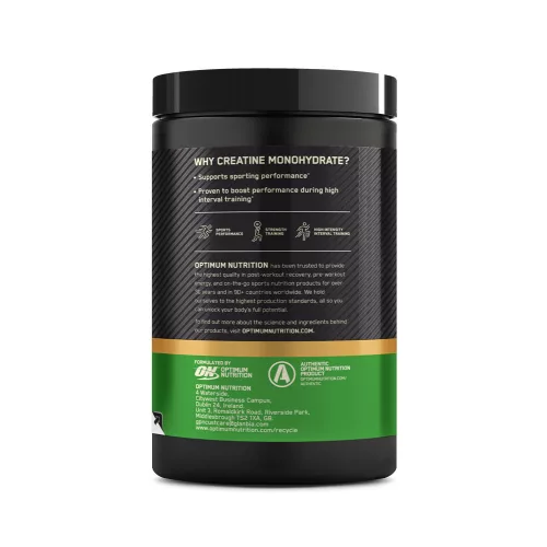 Optimum Nutrition Micronised Creatine Powder Ízesítetlen 634 g