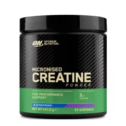   Optimum Nutrition Micronised Creatine Powder (247.5g) – Blue Raspberry