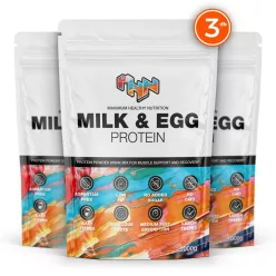   Mhn Sport Supplements Milk & Egg Protein - 3-as Csomag - 3x1000 g