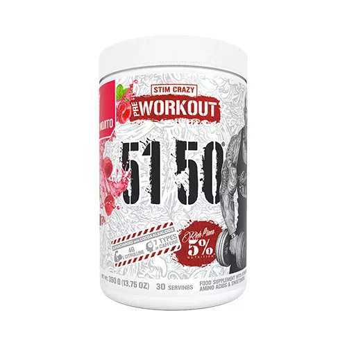 5% Nutrition 5150 High Stimulant Pre-workout: Legendary Series - Edzés Előtti Pörgető 399 g