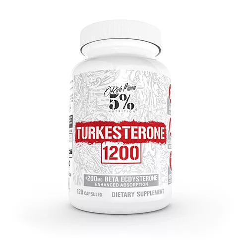 5% Nutrition Turkesterone 1200 Teztoszteron Fokozó 120 Kapszula