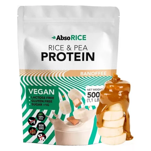 AbsoRice Rice & Pea Protein - Vegán Fehérjepor 500 g