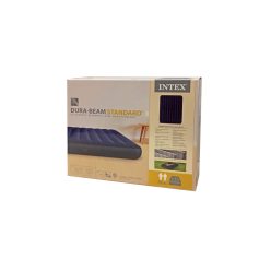   Intex Kétszemélyes felfújható ágy 203x152x25 cm INTEX QUEEN DURA BEAM 