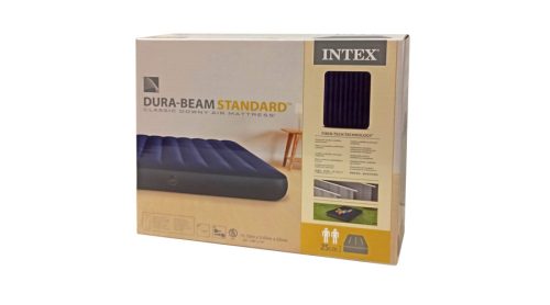 Intex Kétszemélyes felfújható ágy 203x152x25 cm INTEX QUEEN DURA BEAM 