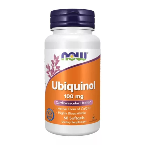 Now Foods Ubiquinol 100mg 60 Softgels 60 Gélkapszula