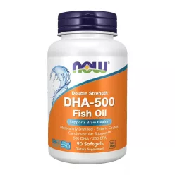   Now Foods DHA-500 Fish Oil 500 DHA/250 EPA Double Strength 90 Softgels 90 Gélkapszula