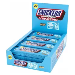 S&M Karton HiProtein Bar 12x55g SNICKERS LOW SUGAR CRISP