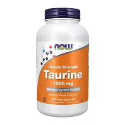   Now Foods Double Strength Taurine 1000 mg - Extra Erős Taurin 250 Kapszula