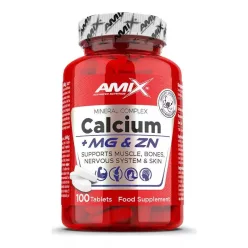 Amix Calcium+Mg+Zn - Kalcium-Magnézium-Cink 100 Tabletta