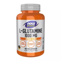   Now Foods L-Glutamine 1000mg Double Strength 120 Veg Capsules 120 Kapszula