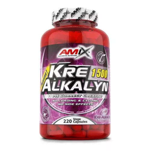 Amix Kre-Alkalyn - Kreatin monohidrát 220 Kapszula