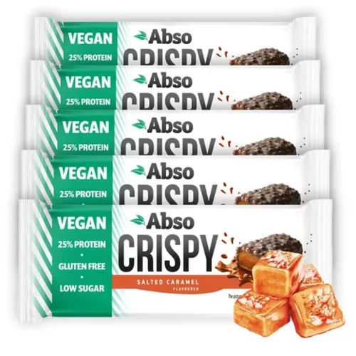 AbsoRice Abso Crispy Bar - Vegán Fehérjeszelet 16x50 g