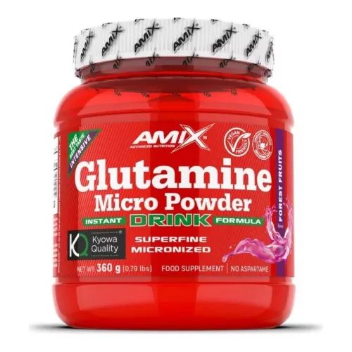 Amix Glutamine Micro Powder Instant Drink Formula 360 g