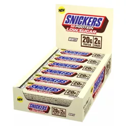   S&M Karton HiProtein Bar 12x57g SNICKERS LOW SUGAR WHITE (Fehércsokoládé)