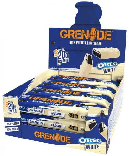 Grenade Karton Carb Killa Protein Bar 12x60g Oreo White (Fehér Oreo Keksz)