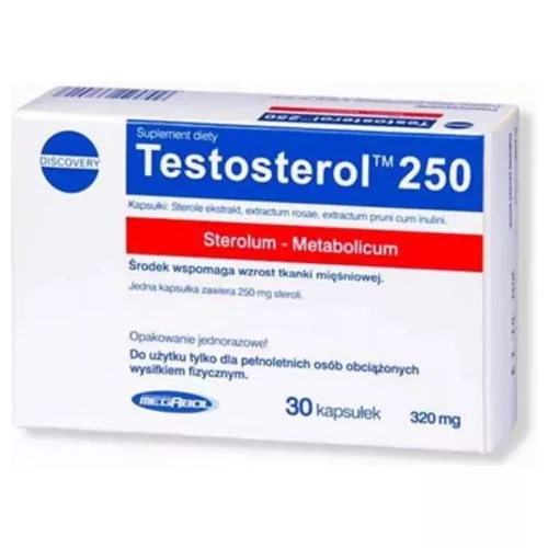 Megabol Testosterol 250 Növényi Szterolokat Tartalmazó Természetes Anabolizátor 30 Kapszula