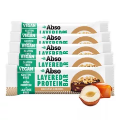   AbsoRice AbsoBAR Layered Protein Bar - Vegán Fehérjeszelet 16x50 g