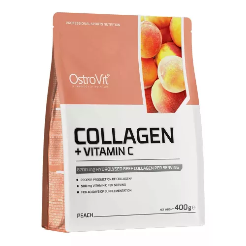 OstroVit Collagen + Vitamin C 400g Peach (Barack)