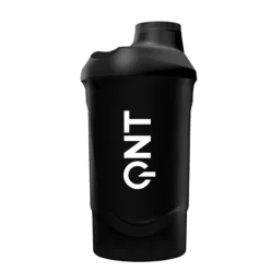 QNT Shaker IT'S ON Átlátszó Fekete 600 ml