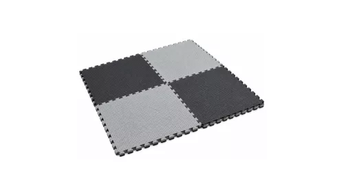 S-Sport Puzzle tatami sportszőnyeg 100x100x2 cm LEE szürke-fekete