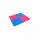 S-Sport Puzzle tatami sportszőnyeg 100x100x4 cm LEE piros-kék