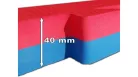 S-Sport Puzzle tatami sportszőnyeg 100x100x4 cm LEE piros-kék