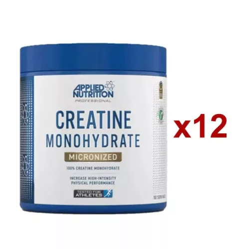 Applied Nutrition Creatine Monohydrate Micronized 12x250g Unflavored (Ízesítetlen)