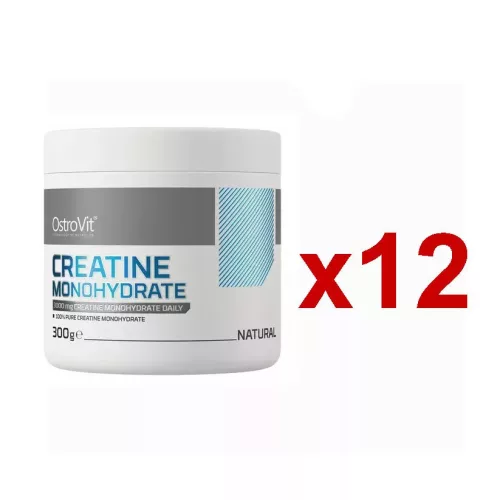 OstroVit Supreme Pure Creatine Monohydrate 12x300g Unflavored (Ízesítetlen)