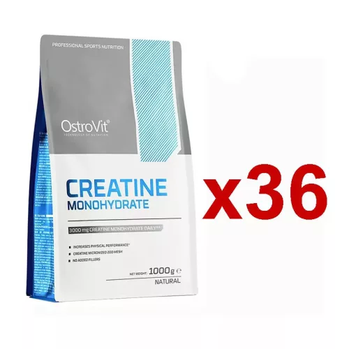 OstroVit Supreme Pure Creatine Monohydrate 36x1000g Unflavored (Ízesítetlen)