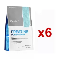   OstroVit Supreme Pure Creatine Monohydrate 6x1000g Unflavored (Ízesítetlen)