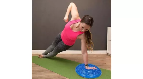 S-Sport Masszázs- és egyensúlypárna (Dynair), sötétkék