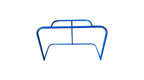 S-Sport Fém floorball kapu hálóval, 90x60-cm, S-SPORT PRO