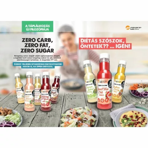 ForPro Near Zero Calorie Sauce Ketchup with Basil 375 ml