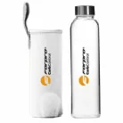ForPro Glass Bottle-White - Üvegkulacs-fehér 500 ml