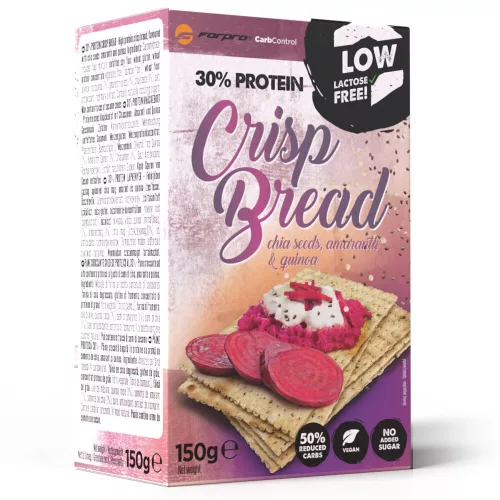 ForPro 30% Protein Crisp Bread Chia Seeds, Amaranth & Quinoa 10x150 g