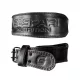 Gaspari Genuine Leather Weight Belt Bőr Súlyemelő Öv Fekete
