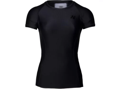 Gorilla Wear Carlin Compression Short Sleeve Top – Fekete/fekete