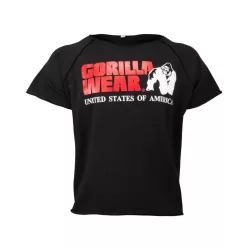 Gorilla Wear Classic Rövidujjú Edző Felső – Fekete
