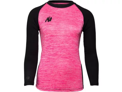 Gorilla Wear Mineola Longsleeve – Fekete/rózsaszín