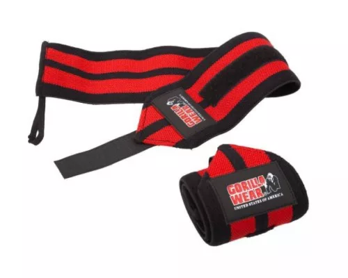 Gorilla Wear Csuklószorító Pro – Fekete/piros