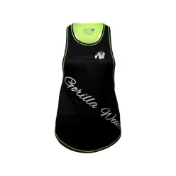 Gorilla Wear Florida Stringer Tank Top – Fekete/neon lime
